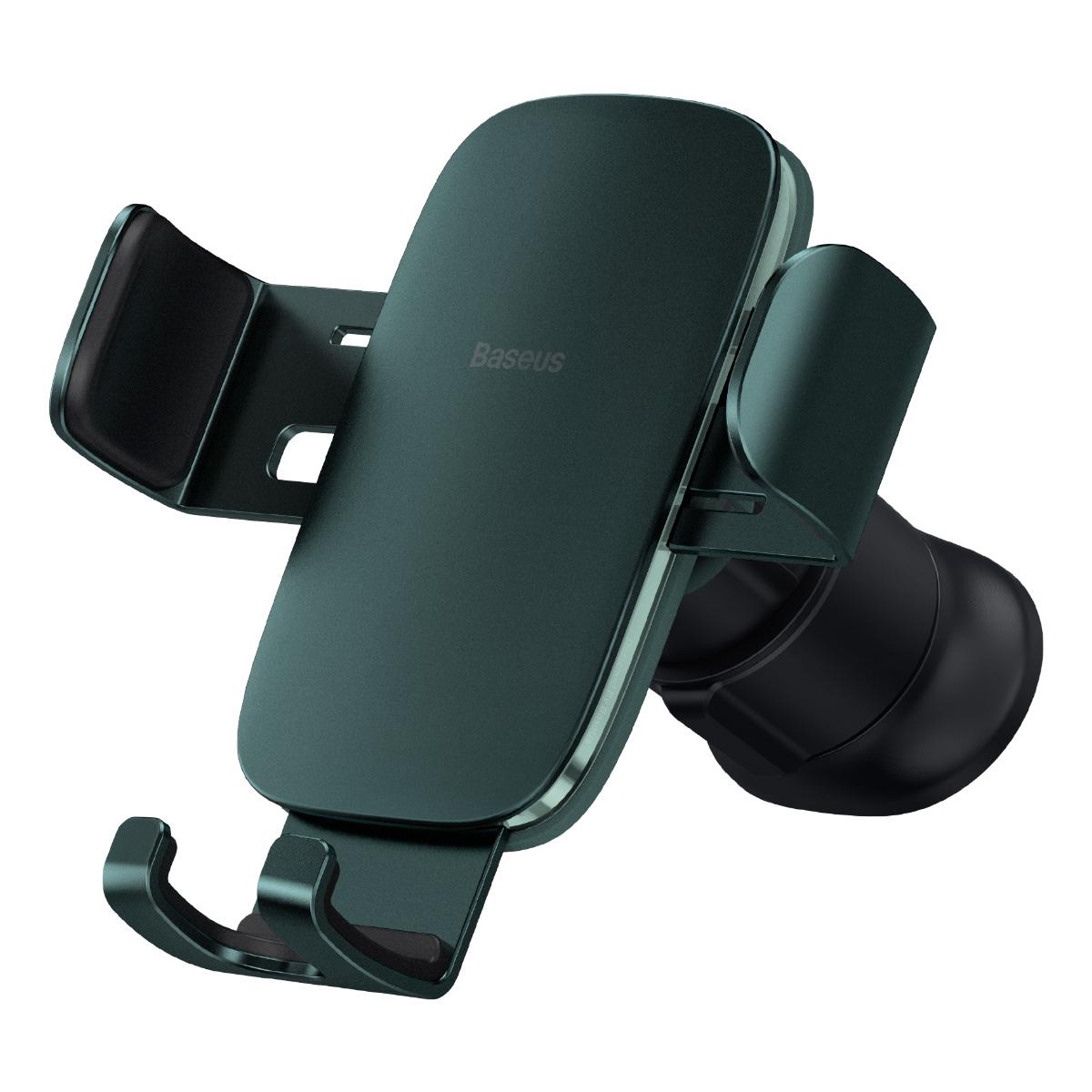 Держатель для телефона в машину BASEUS Metal AgeⅡ Gravity Car Mount Air Outlet Version Green (SUJS000006)