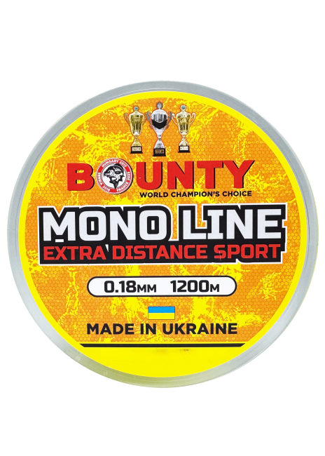 Волосінь Bounty Mono Line Extra Distance Sport 1200 м 0,28 мм (MNEDS028)