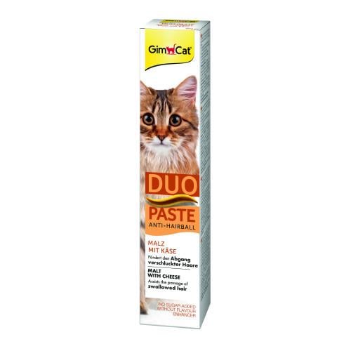 Ласощі для котів GimCat Duo Paste Anti-hairboll 50 г сир та мальт