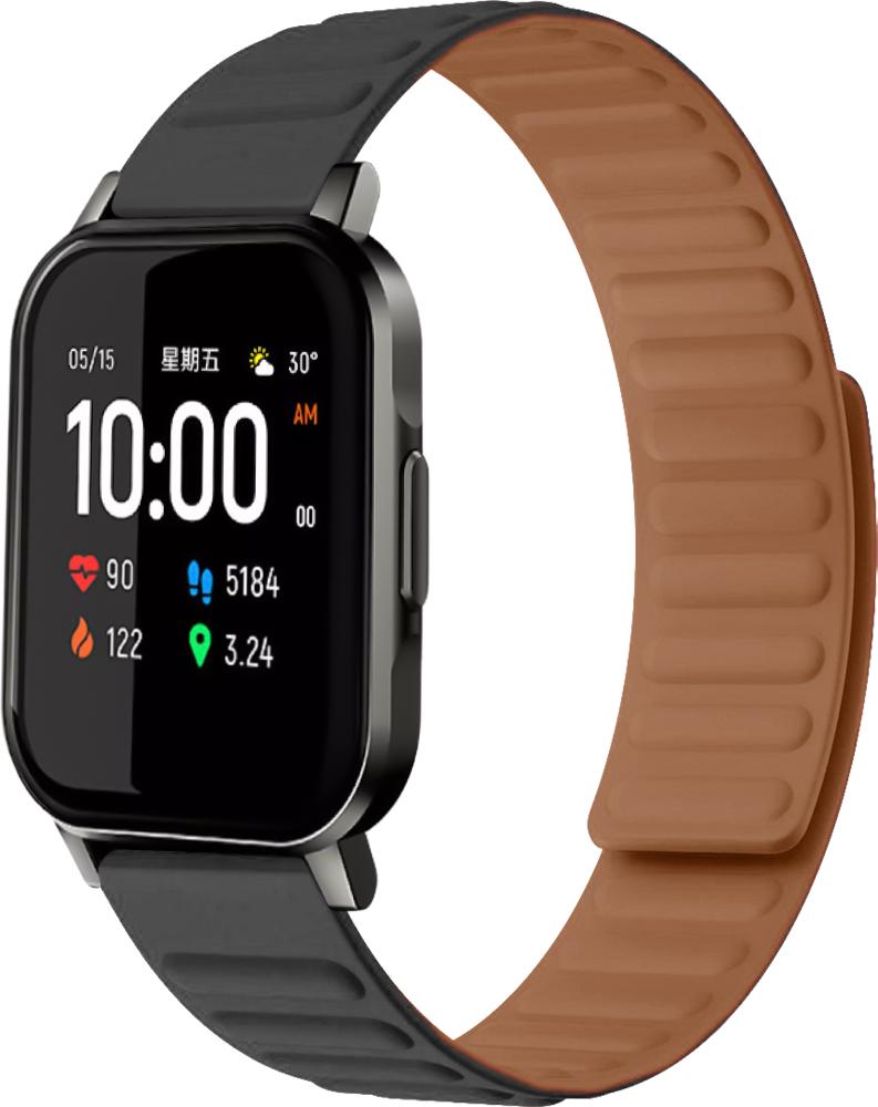 Ремінець Magneter для Haylou Smart Watch 2 (LS02) Black (26630-2B)