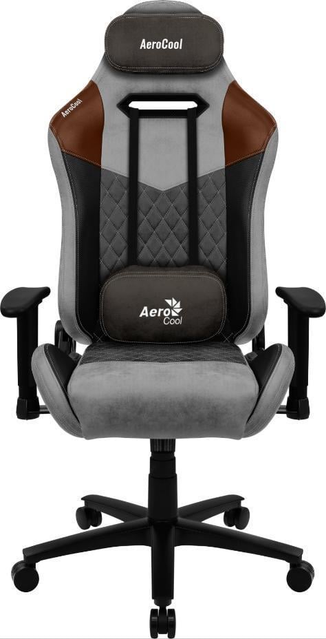 Комп'ютерне крісло для геймера AeroCool Duke Tan Grey (AEROAC-280DUKE-GREY)