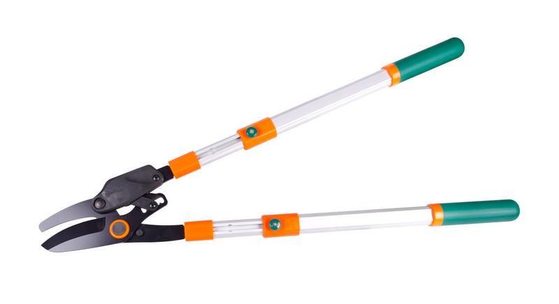 Сучкорез MasterTool с храповым механизмом телескопические ручки 700-1030 мм