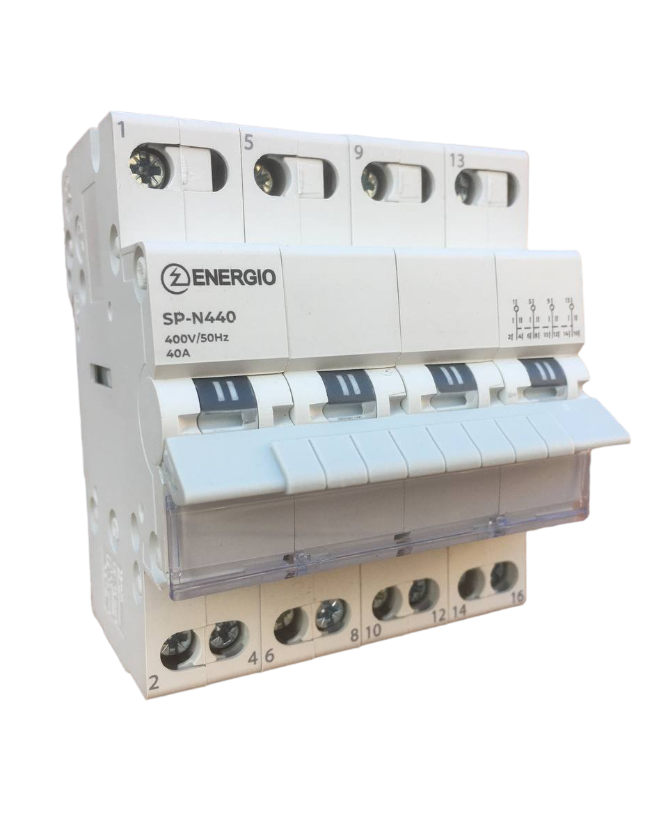 Перемикач навантаження ENERGIO SP-N 1-0-2 4Р 40А EO (000020077)