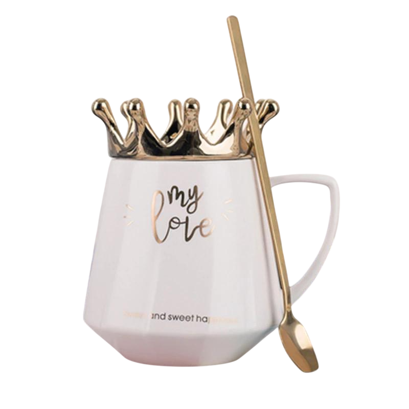 Чашка із кришкою My love 6819 350 мл (4361021)