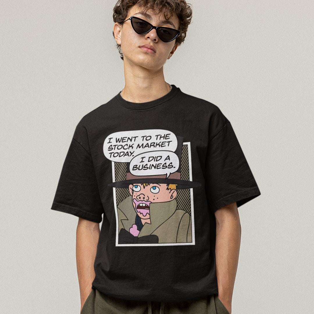 Футболка мужская BoJack Horseman I Went To The Stock Market Today XL Черный (00000006767)