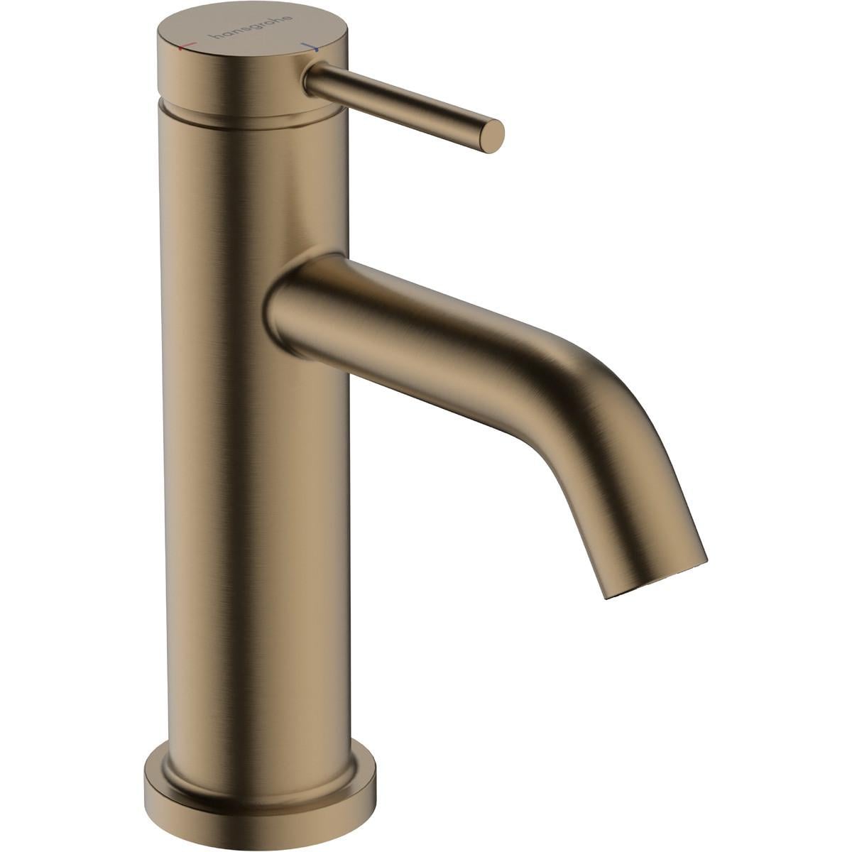 Смеситель для раковины Hansgrohe Tecturis S однорычажный Бронзовый матовый (73305140)