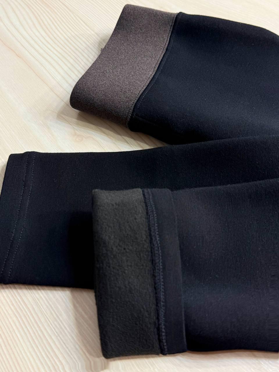 Лосини жіночі Kataya 6823 утеплені на флісі бавовняні р. 54-60 Чорний (5372) - фото 3 Лосини жіночі Kataya 6823 утеплені на флісі бавовняні р. 54-60 Чорний (5372) - фото 3