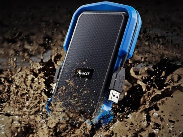 Жорсткий диск зовнішній Apacer HDD 2,5" USB 1.0TB Apacer AC631 Black/Blue (AP1TBAC631U-1) - фото 9