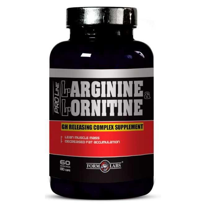 Амінокислота Form Labs L-Arginine and L-Ornithine 180 капс. (5391)