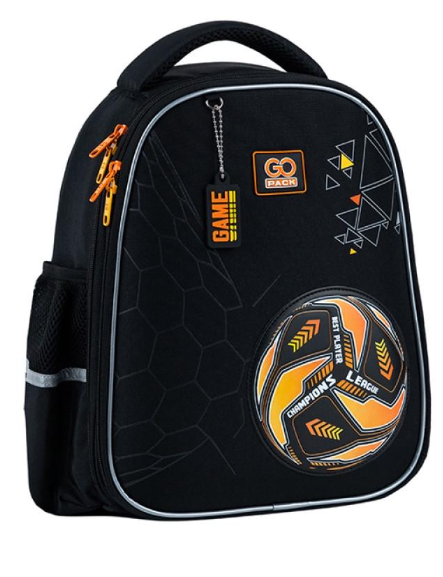 Рюкзак шкільний напівкаркасний GoPack Education It's a Goal Time GO25-165S-3 (4063276198440)
