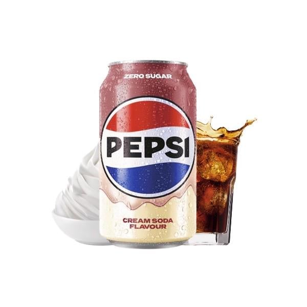 ᐉ Напиток газированный Pepsi Zero Sugar Cream Soda 330 мл