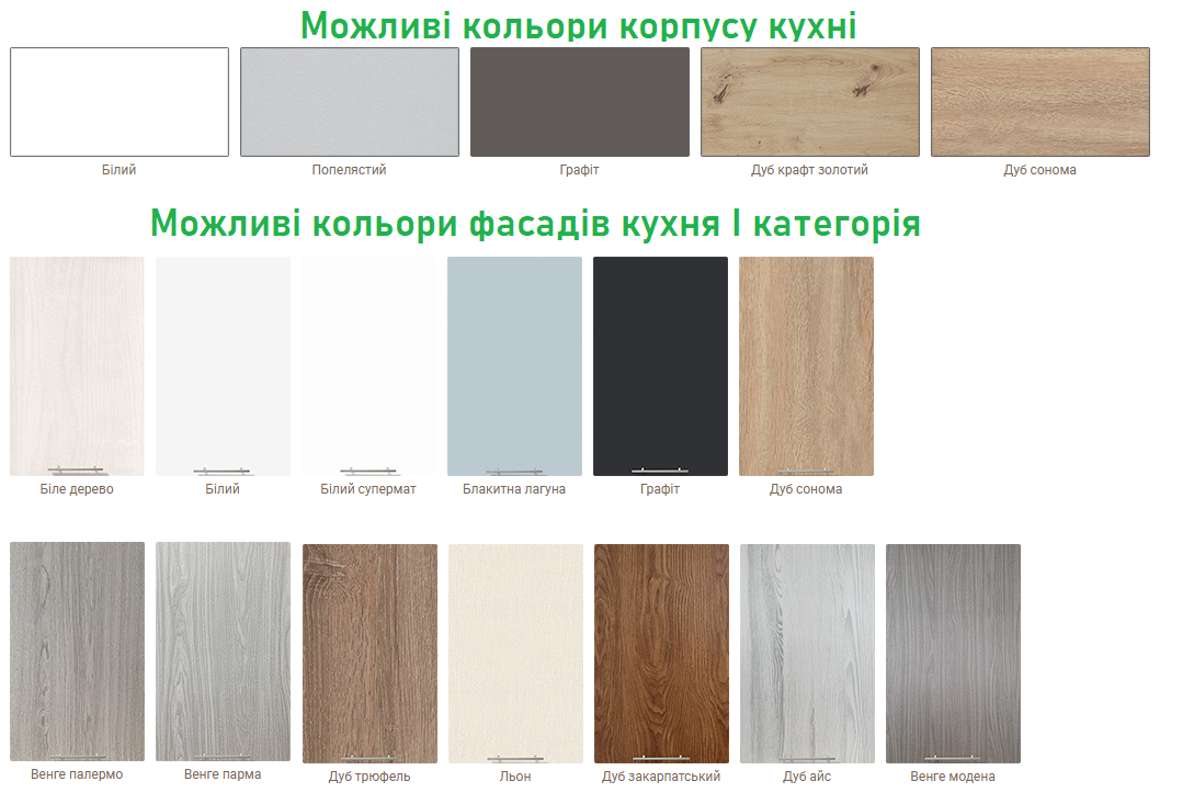 Кухня модульная Adel Лагуна софт/парма - фото 2 Кухня модульная Adel Лагуна софт/парма - фото 2