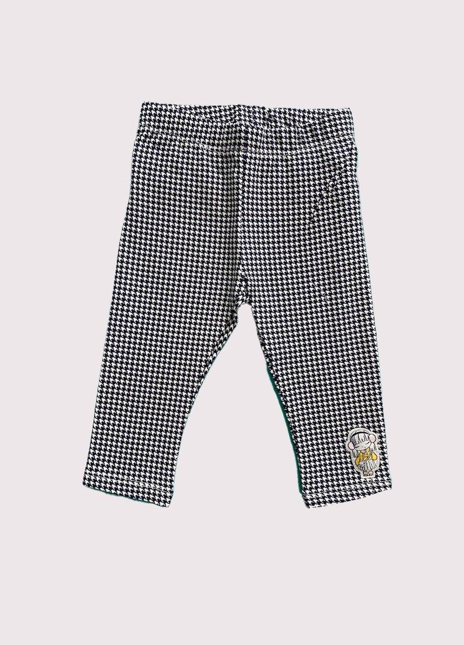 Штаны детские Chicco в гусиную лапку 9-12 мес. 74 см Серый (2081861197)