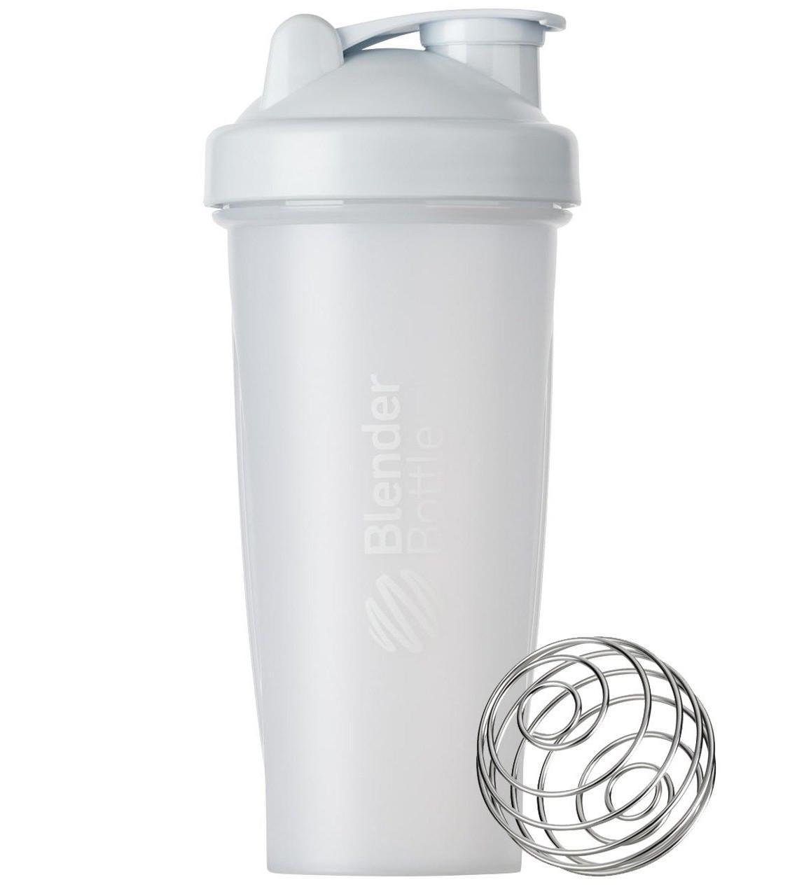 Шейкер спортивный Blender Bottle Classic 28 oz 820 ml White