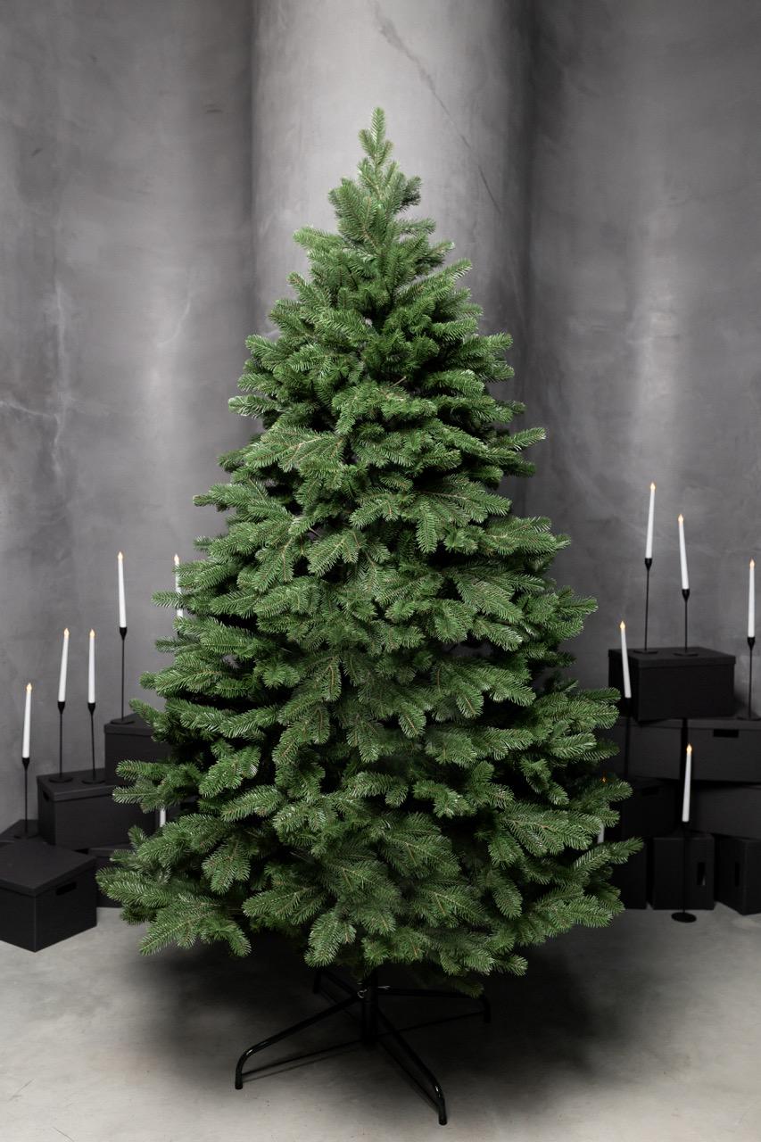 Ялинка штучна лита ЕЛІТ з металевою підставкою на 30% пишніша 1,82 м Зелений (27986123)