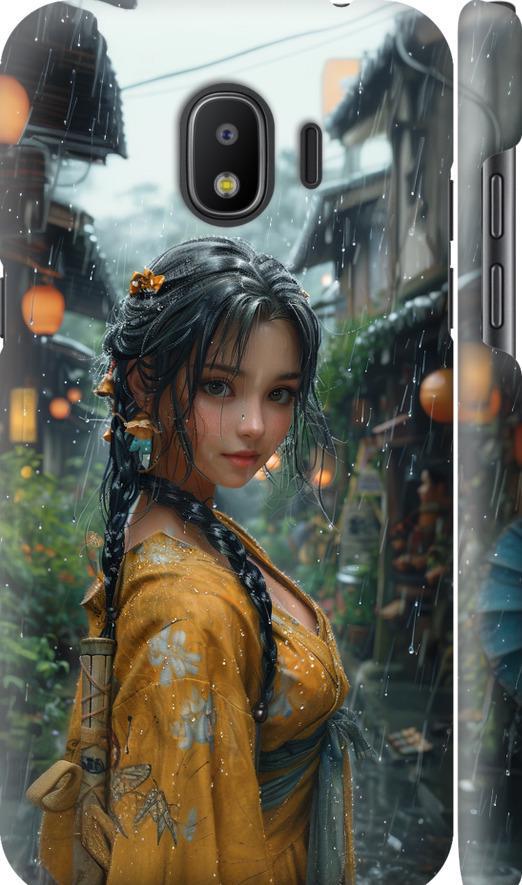 Чехол на Samsung Galaxy J2 2018 Anime-girl (6133m-1351-42517)