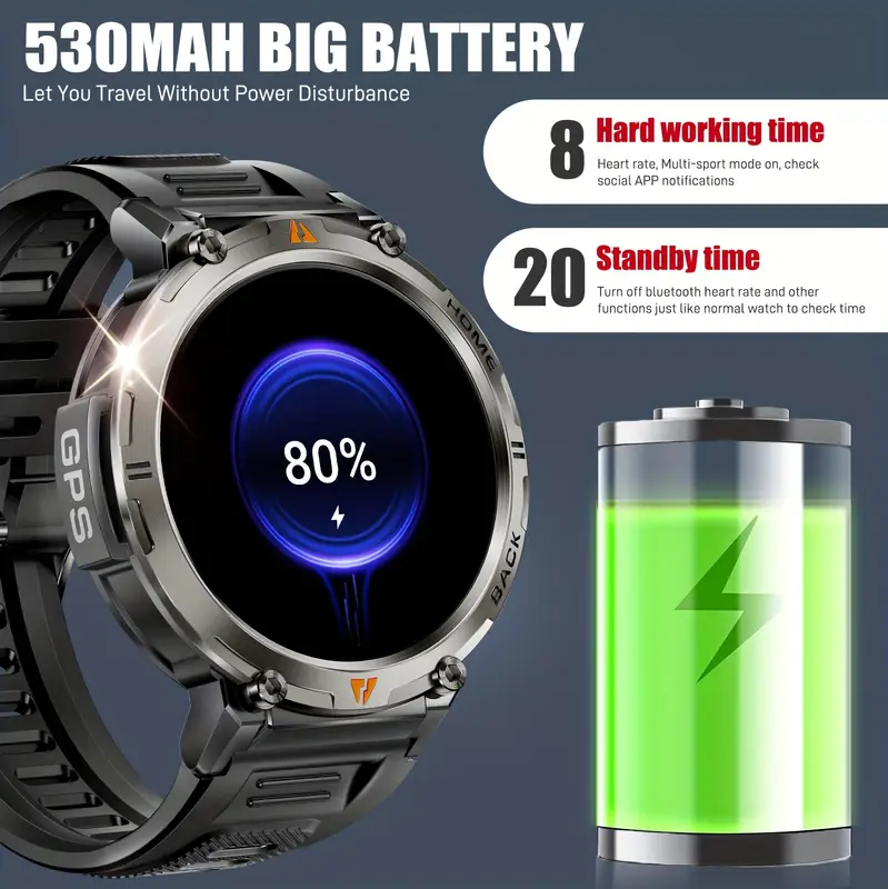 Смарт-годинник Eigiis ke3 PRO GPS 3 атмосфери два ремені (29504797) - фото 7 Смарт-годинник Eigiis ke3 PRO GPS 3 атмосфери два ремені (29504797) - фото 7