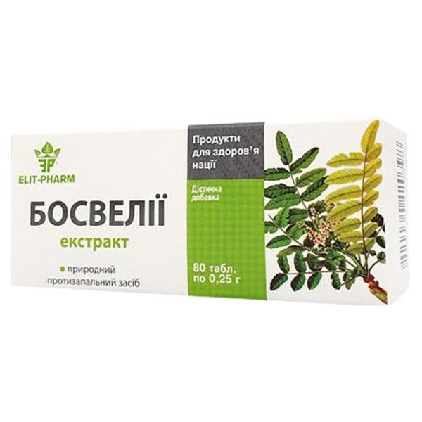 Екстракт босвеллії Elit-Pharm 80 табл. (000025294)