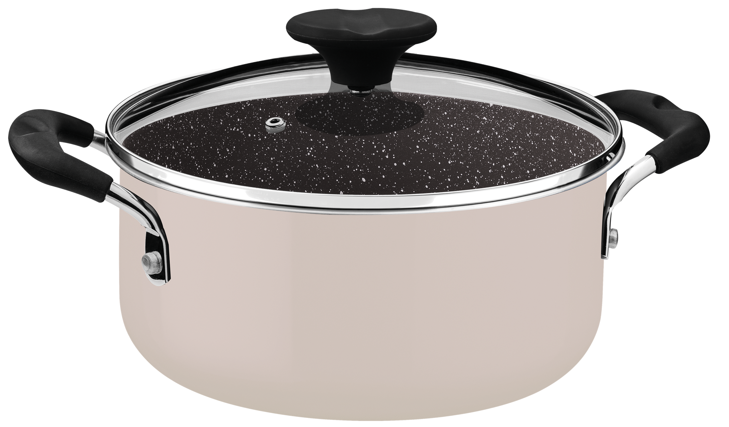 Кастрюля Tramontina TUNIS PINK 24 см 4,8 л с крышкой (UG-28722/424) Кастрюля Tramontina TUNIS PINK 24 см 4,8 л с крышкой (UG-28722/424)