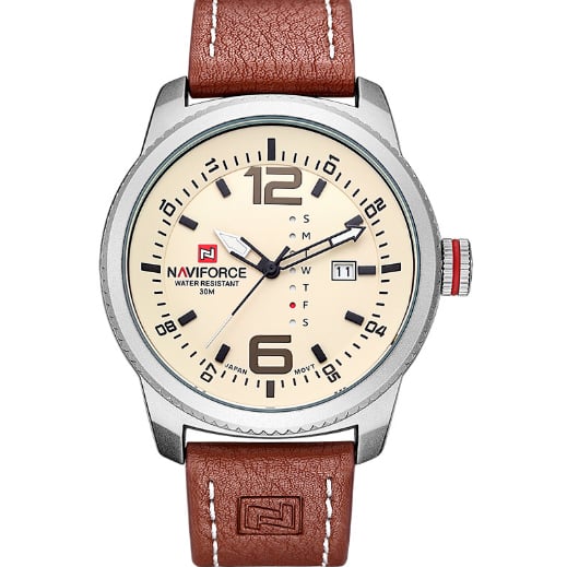 Часы наручные мужские Naviforce Target Brown (1257)