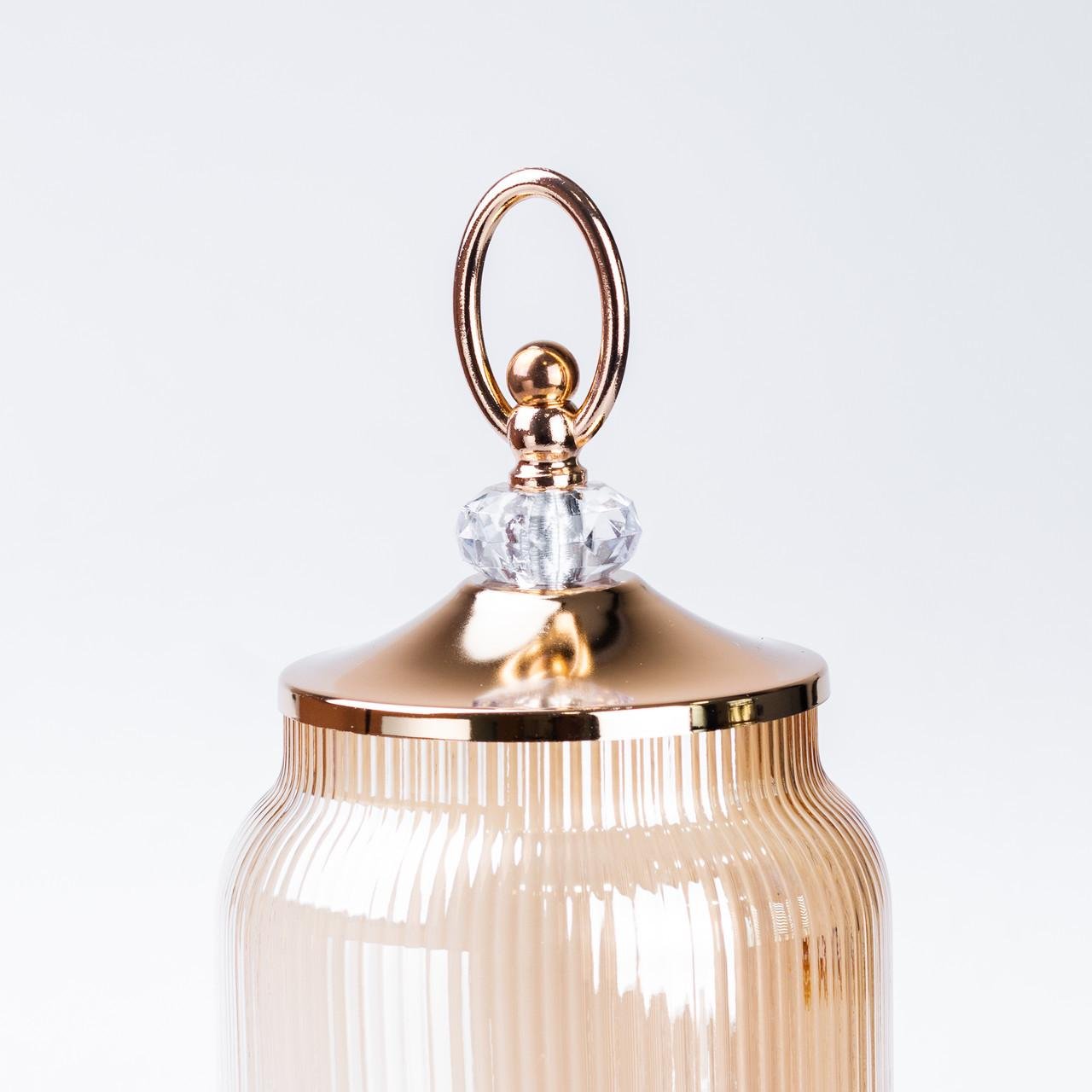 Лимонадница стеклянная с краном на металлической ножке с 6 стаканами 2 л - фото 3