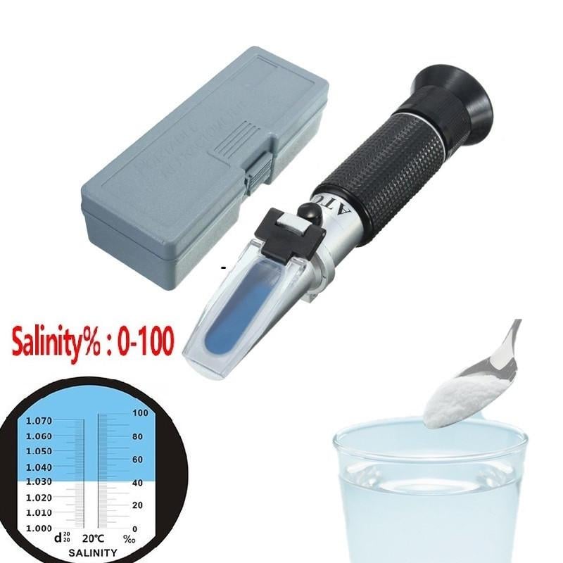 Рефрактометр RZ 118 для вимірювання рівня солі з пластиковим чохлом - фото 3 Рефрактометр RZ 118 для вимірювання рівня солі з пластиковим чохлом - фото 3