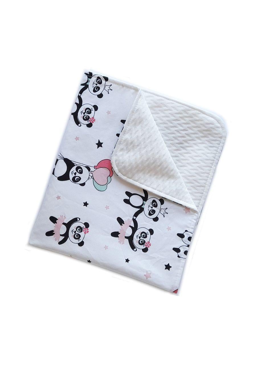 Пелюшка для дітей багаторазова Giselle непромокаюча двостороння 50х60 см Білий (6005006)