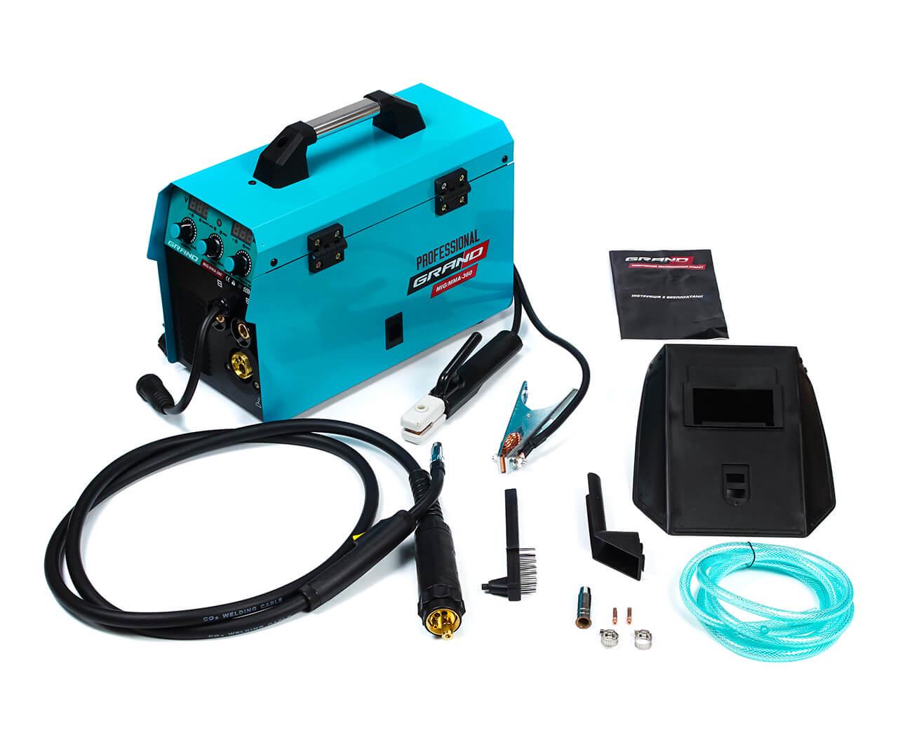 Сварочный полуавтомат Grand MIG-ММА-360 дисплей (2519)