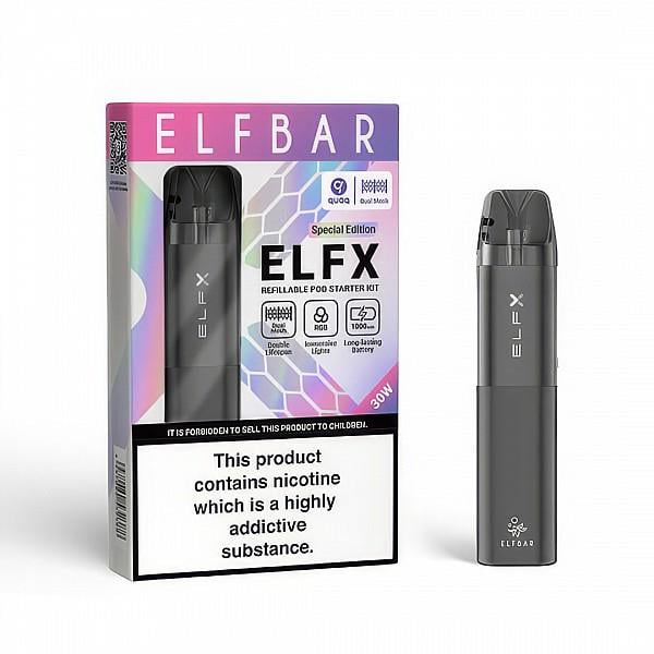 Електронна сигарета Elf Bar ELFX Kit 1000 mAh Grey (23941775)