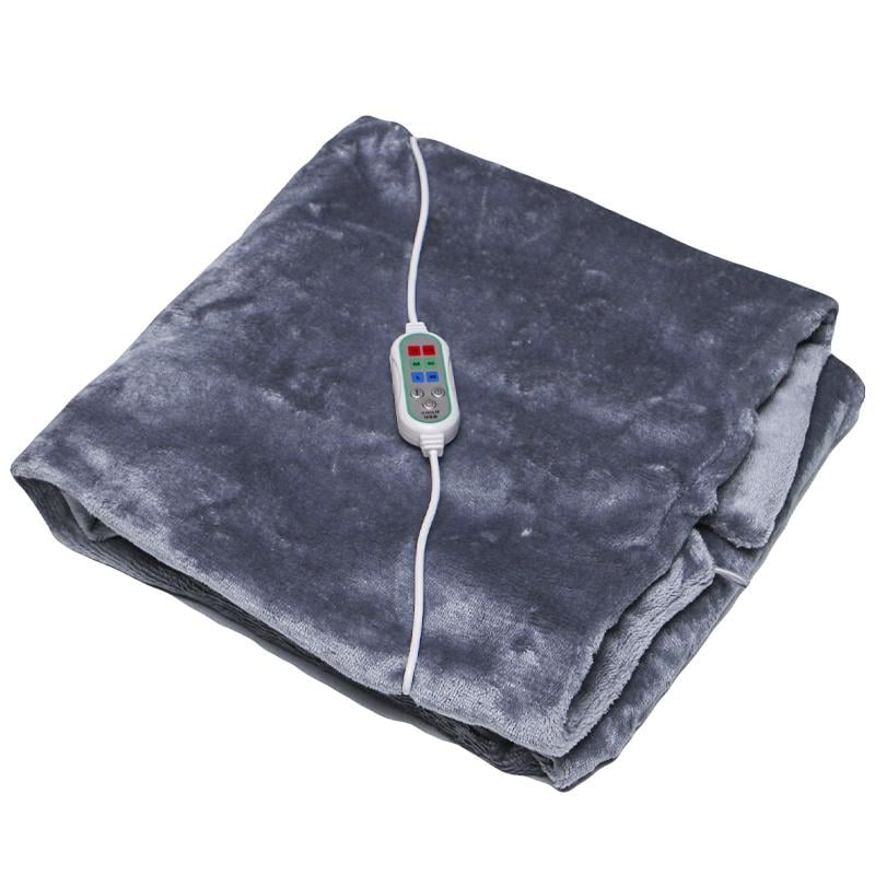 Плед с подогревом от usb от повербанка 100х65 см Gray Плед с подогревом от usb от повербанка 100х65 см Gray