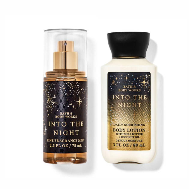 Набір косметики міні Bath & Body Works Into the Night спрей для тіла 75 мл/лосьйон для тіла 88 мл (100143768)