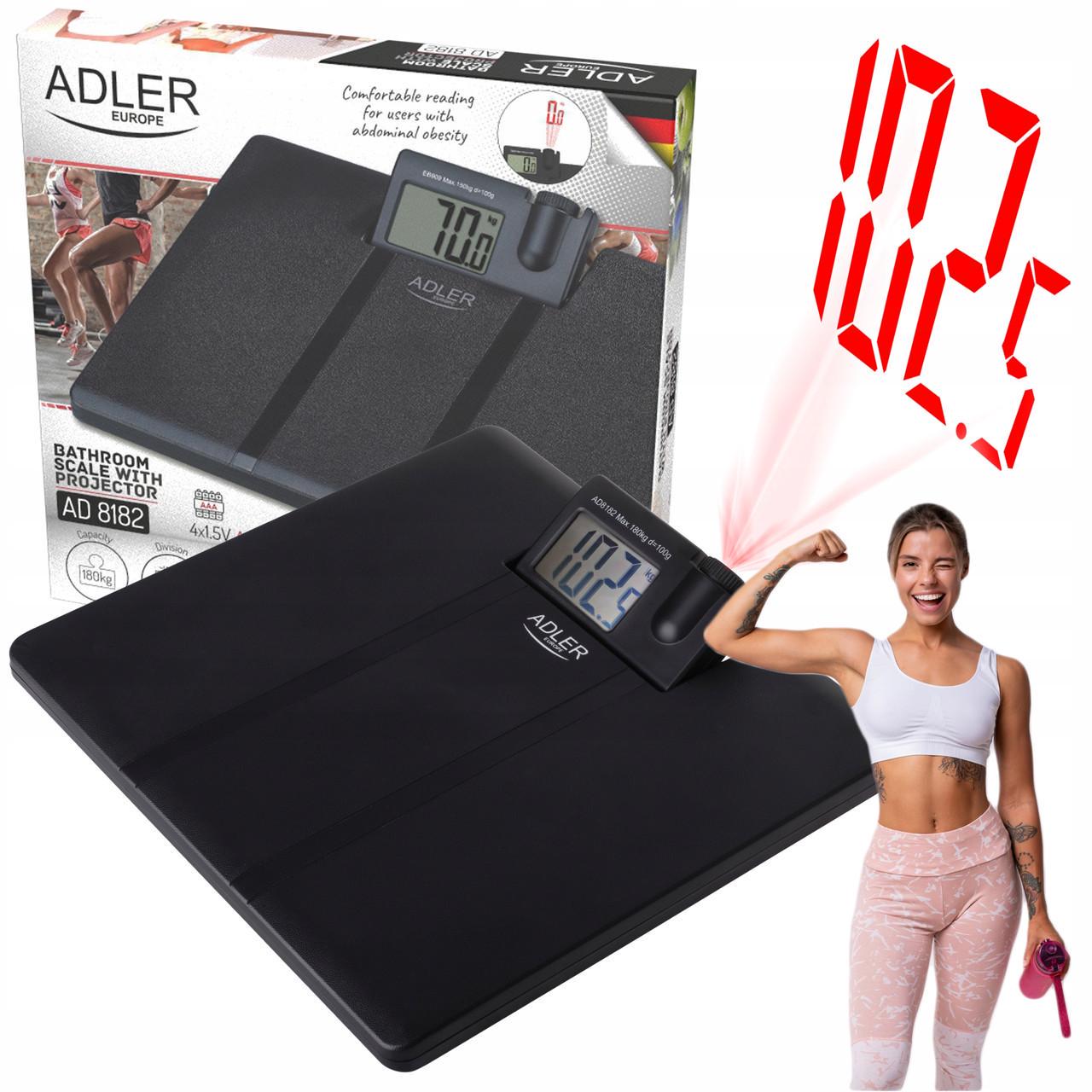 Весы напольные Adler AD 8182 с проектором 180 кг (600773) - фото 7 Весы напольные Adler AD 8182 с проектором 180 кг (600773) - фото 7