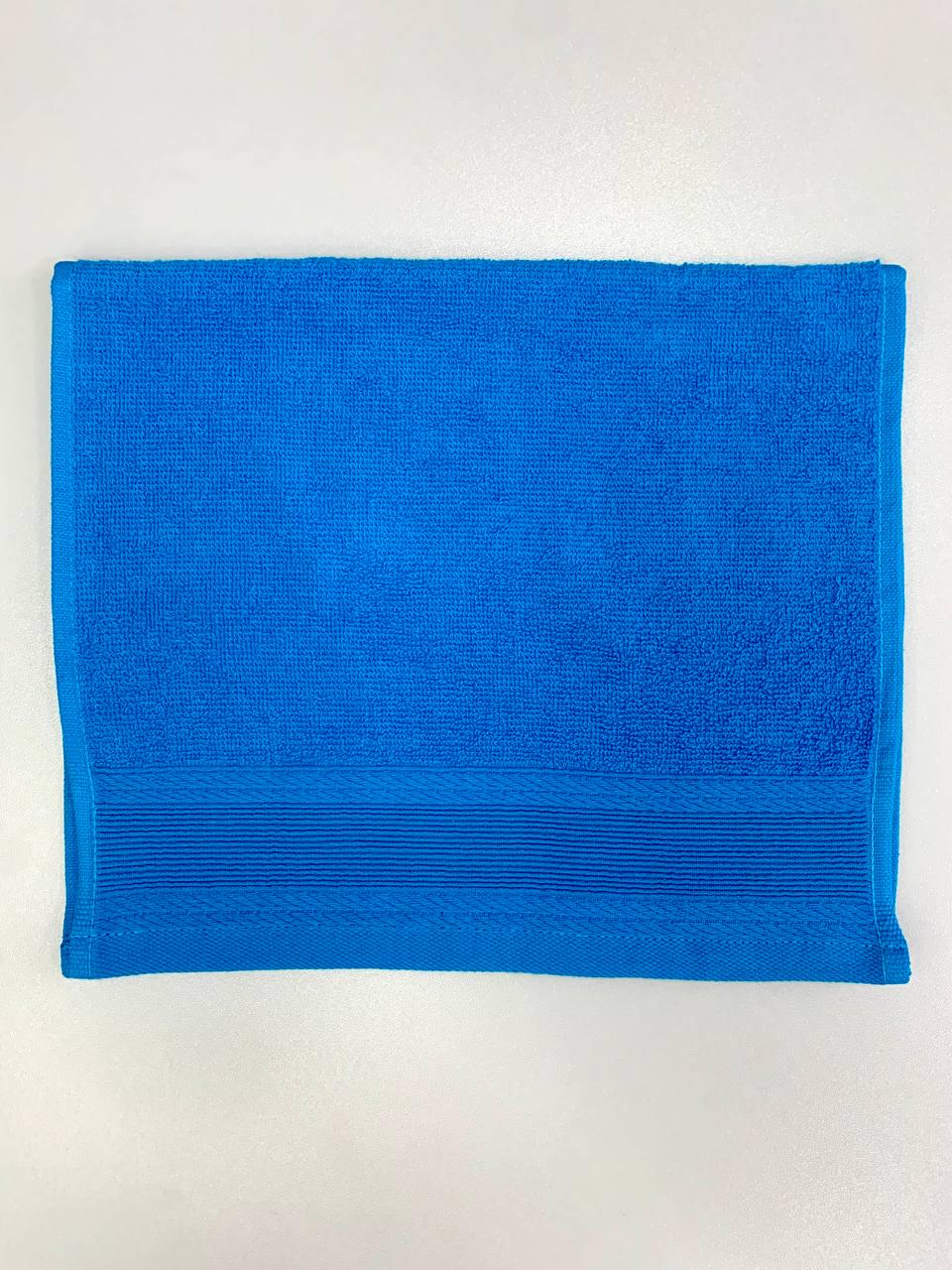 Полотенце махровое с бордюром 400г/м2 30х50 см Морской (9890624) - фото 1 Полотенце махровое с бордюром 400г/м2 30х50 см Морской (9890624) - фото 1