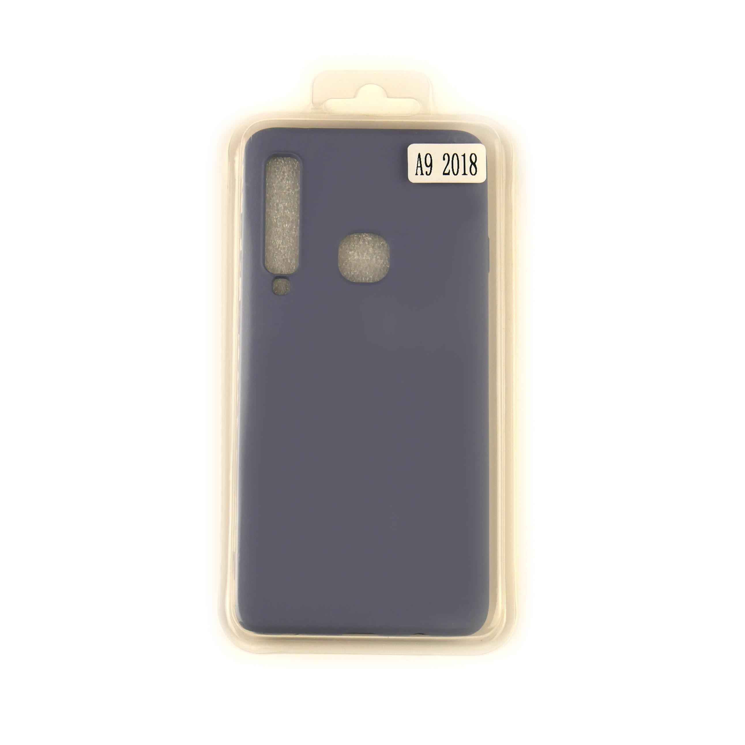 Чехол Silicone Case Full Cover Samsung A9 2018 Джинсовый