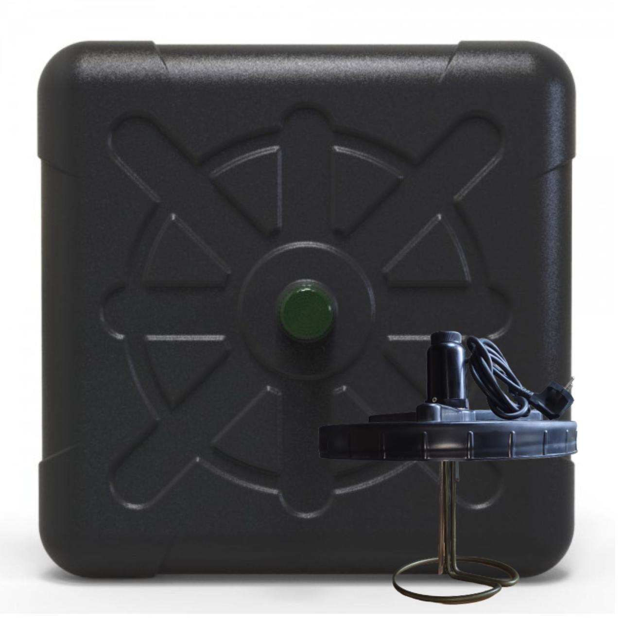 Бак с подогревом Европласт ТЭН 2,5 кВт для душа 200 л - фото 4