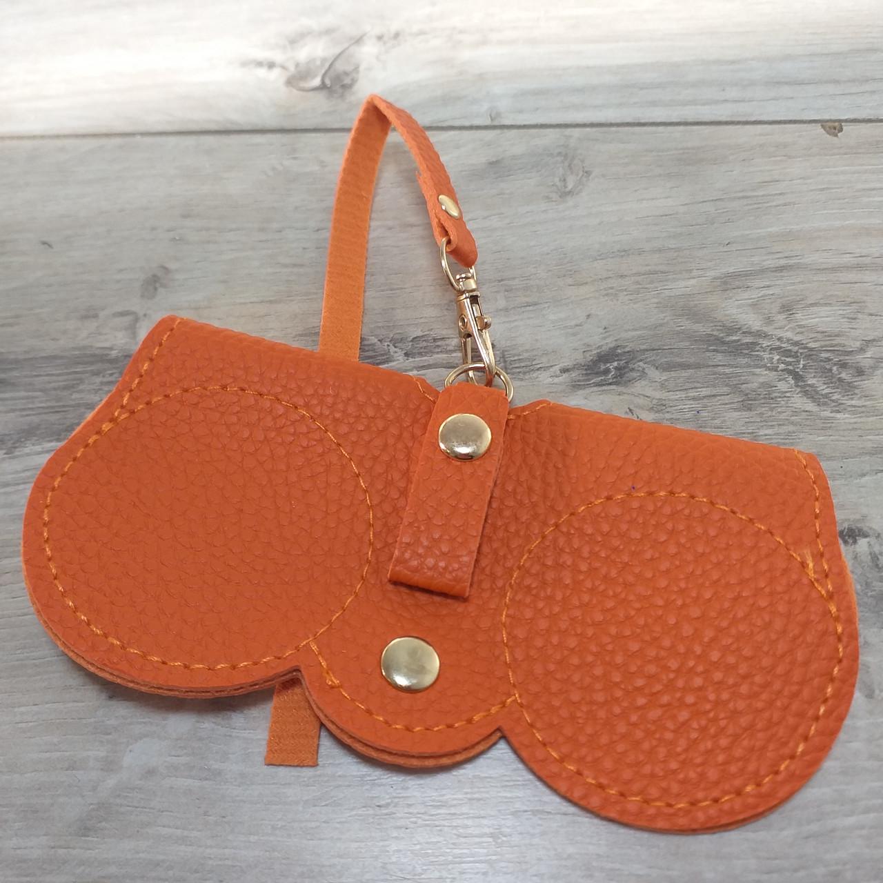 Тримач футляр для окулярів м'який для окулярів із якісної екошкіри Жовтогарячий (KG-11834) - фото 3 Тримач футляр для окулярів м'який для окулярів із якісної екошкіри Жовтогарячий (KG-11834) - фото 3