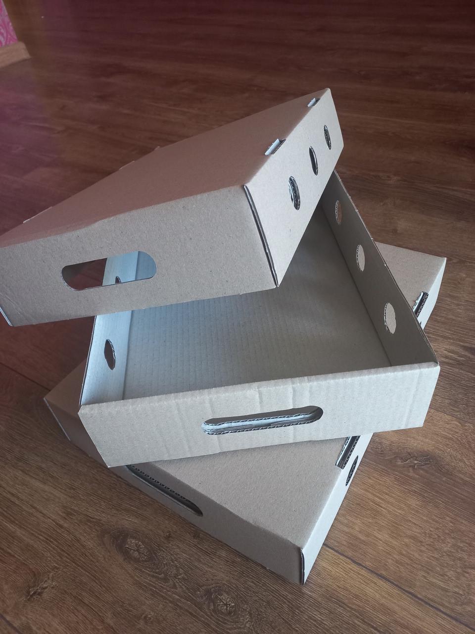 Лоток картонний с кришкою 370х270х80 мм 25 шт. (1944901977)