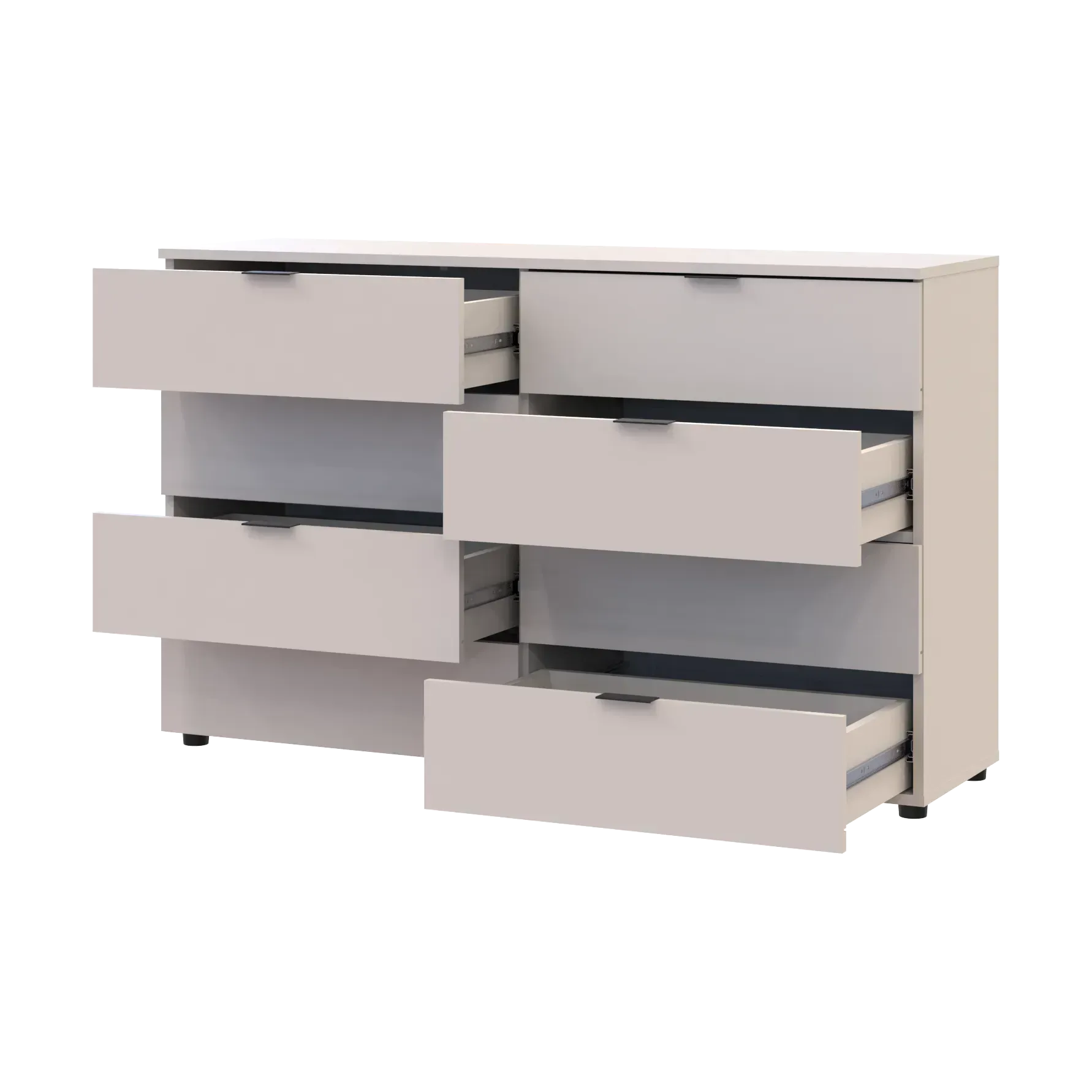 Комод Doros Рон 8 ящиков 130х38х81 см Кашемир (41 516 171) - фото 2 Комод Doros Рон 8 ящиков 130х38х81 см Кашемир (41 516 171) - фото 2