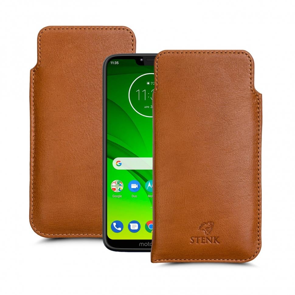Футляр Stenk Elegance для Motorola Moto G7 Power Camel (63436)