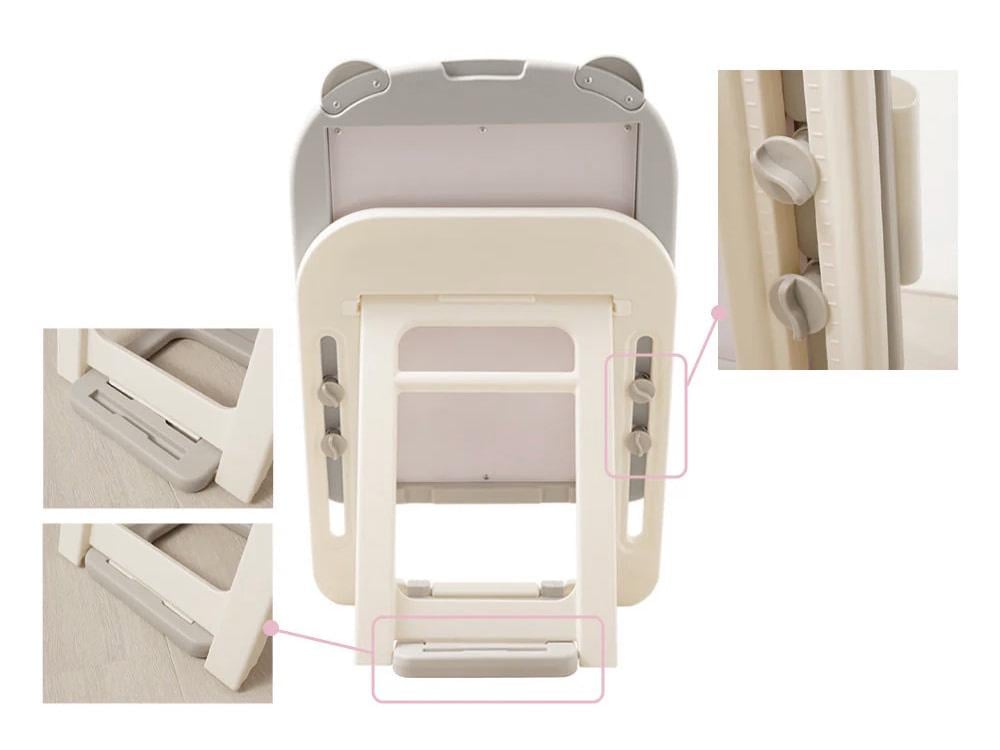 Мольберт детский Lumpurini Bruno с регулировкой высоты/магнитами/маркером и стаканчиками для канцелярии (baee93e8) - фото 7 Мольберт детский Lumpurini Bruno с регулировкой высоты/магнитами/маркером и стаканчиками для канцелярии (baee93e8) - фото 7