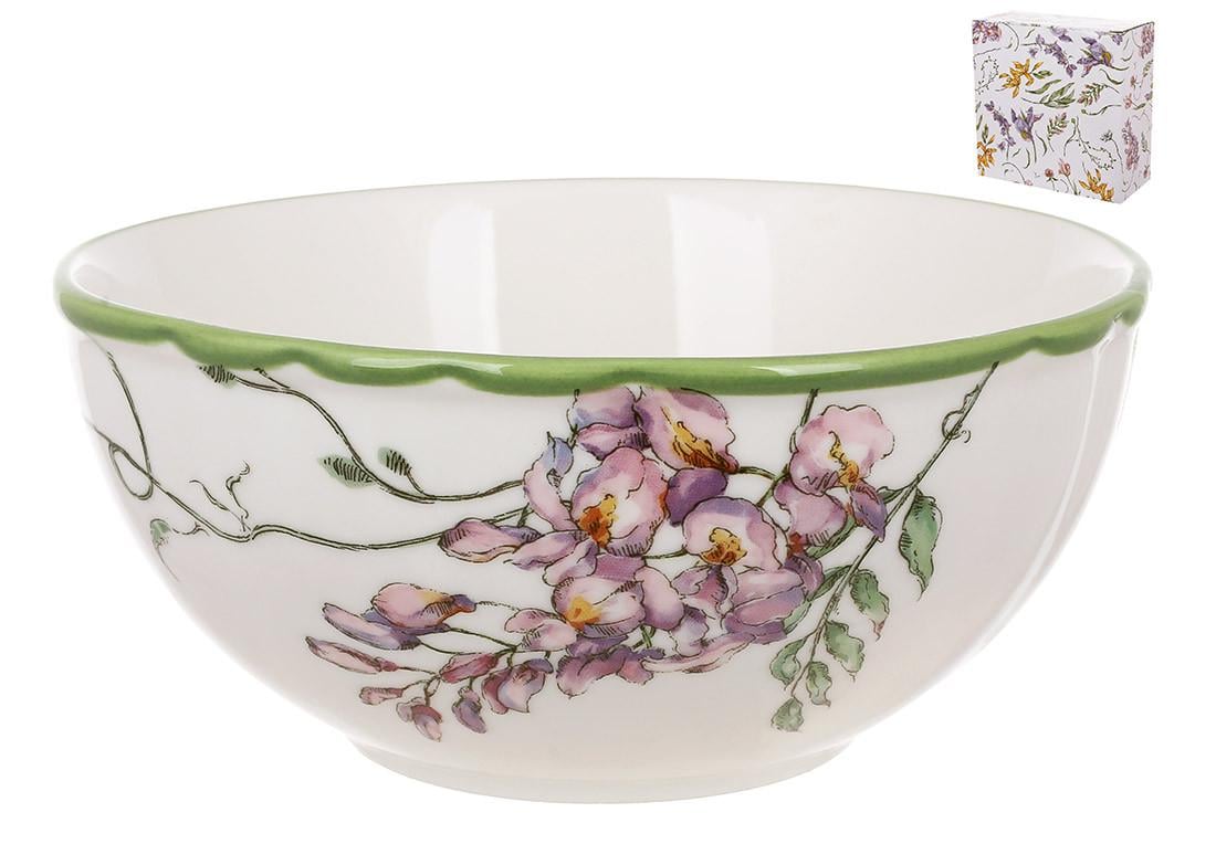 Пиала Bona Di Wisteria Garden фарфоровая 600 мл (498-337)