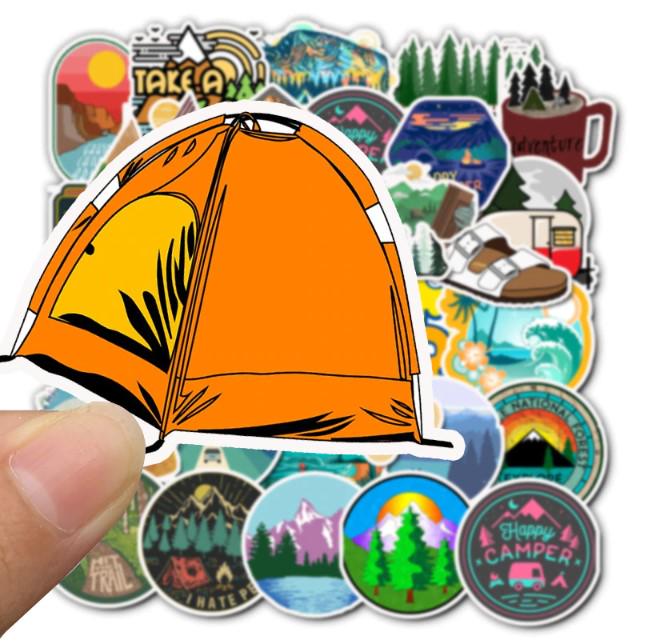 Набір наклейок Тревел 50 шт. - фото 2 Набір наклейок Тревел 50 шт. - фото 2