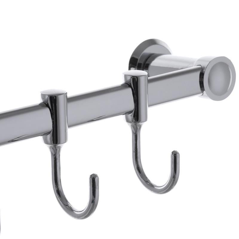 Планка-крючок Haiba HB205-6 для полотенца с шестью крючками 410 мм