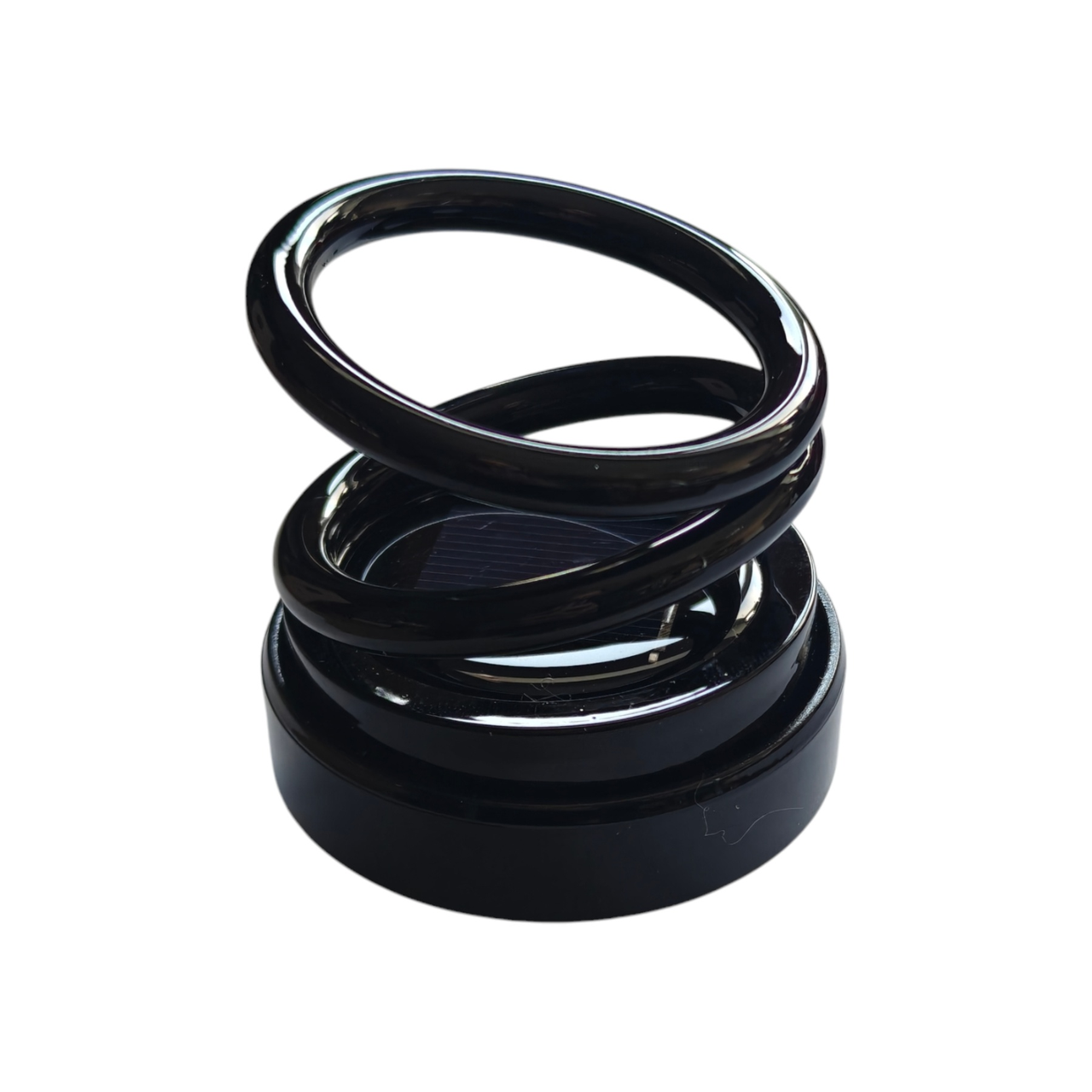 Ароматизатор для авто Кольца левитации на солнечной батарее Черный (2475665890)