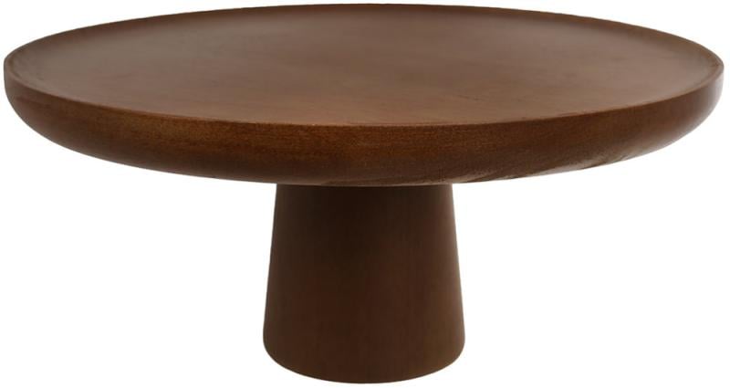 Тортовница из акации Wooden Rock на ножке Ø 26 см