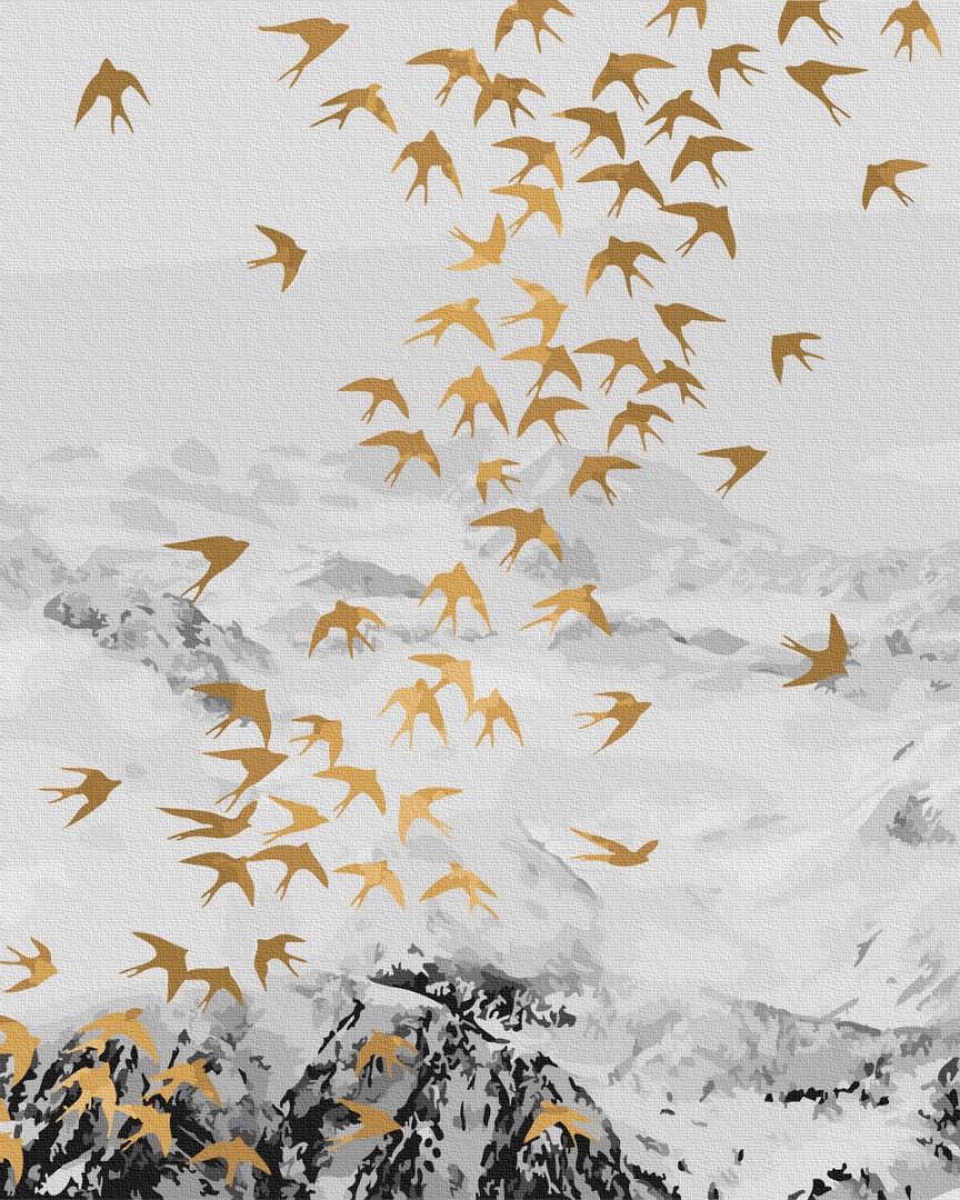 Картина по номерам Brushme GT66154 Горное золото 40х50 см (1564690480)