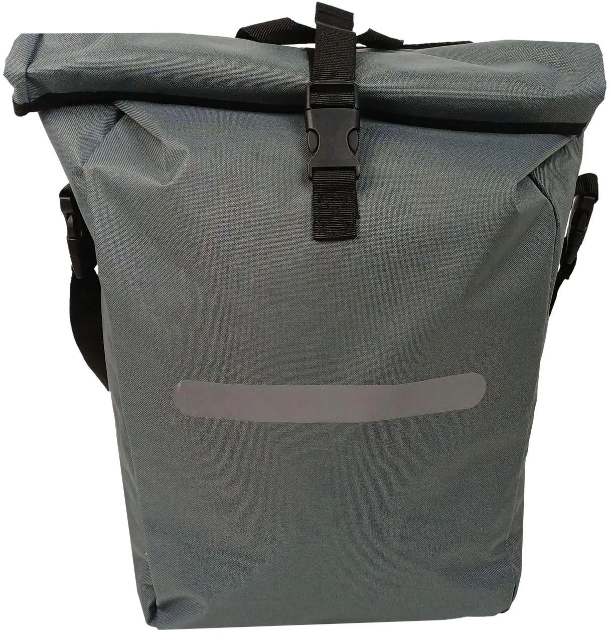 Велосумка багажна Bikemate з дощовиком 22 л Сірий (4061461192808)