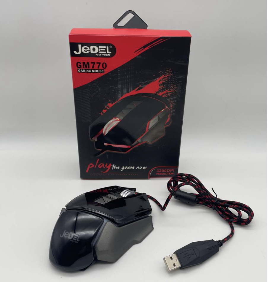 Компьютерная мышка игровая Jedel GM770 Черный