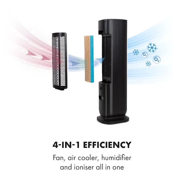 Кондиціонер мобільний KLARSTEIN Polar Tower Smart - фото 2 Кондиціонер мобільний KLARSTEIN Polar Tower Smart - фото 2