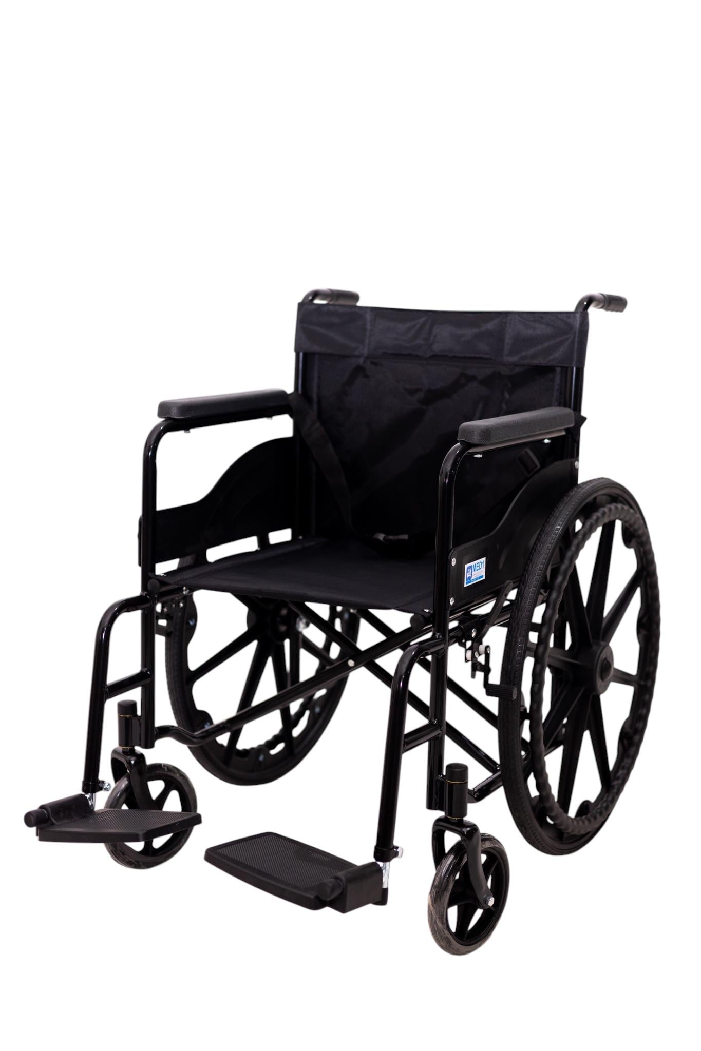 Инвалидная тележка стандартная до 110 кг (MED1-BME4619) Инвалидная тележка стандартная до 110 кг (MED1-BME4619)